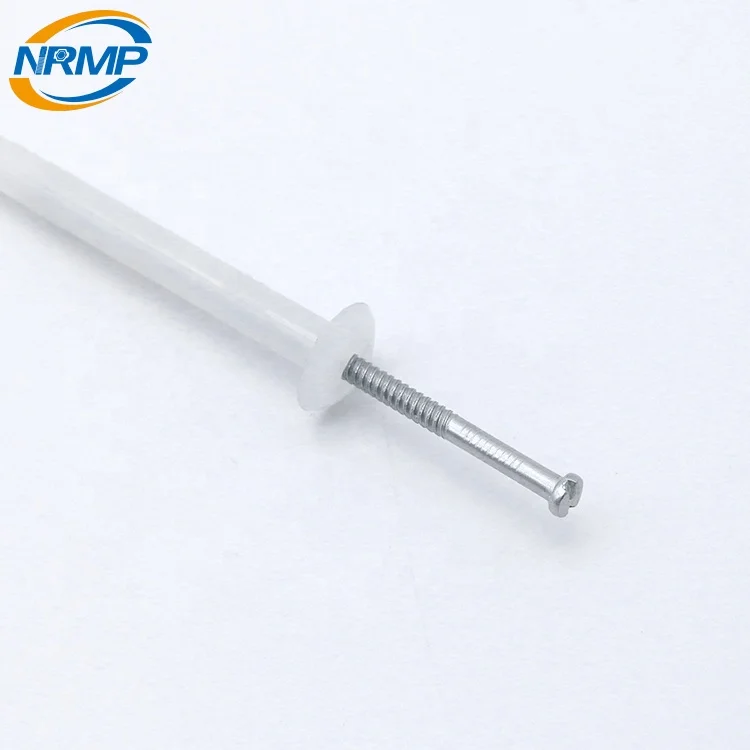 Best quality white plastic nylon hammer drive nail anchor