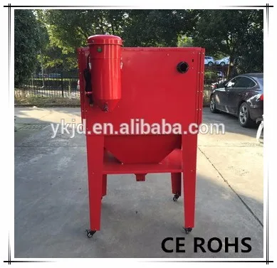 Низкая цена, машина для мокрой пескоструйной обработки, 350 л, стоматологическая лабораторная пескоструйная машина, стальная пескоструйная обработка