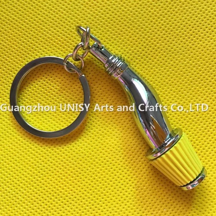 Custom Auto Parts Metal Key Ring Six-speed Manual Transmission Gear Shift mushroom  Keychain