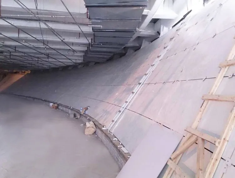 Fireproof Material Curved Magnesium Oxide Wall Panels Magnesium Mgo Wallboard