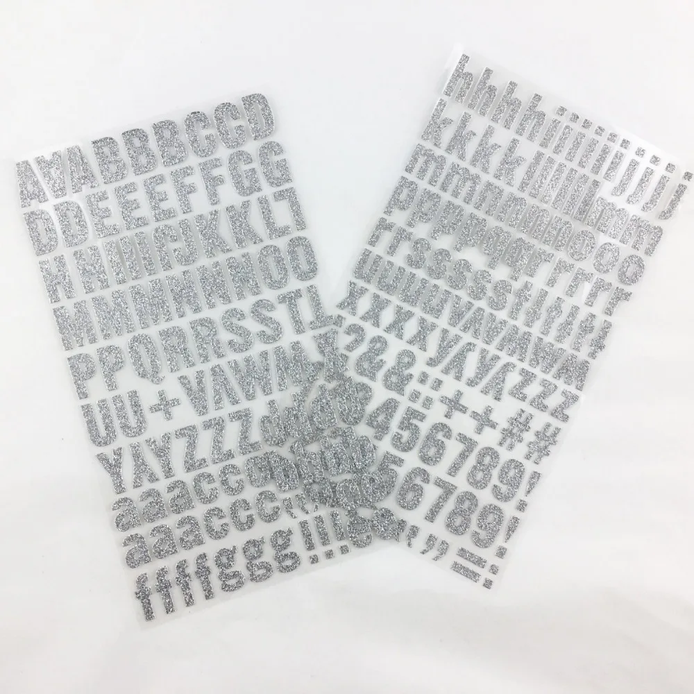 Custom Make Glitter Alphabet Letter Assorted Colors