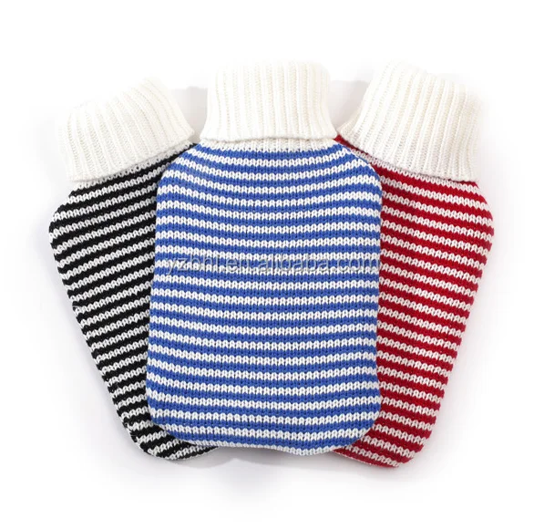 
British standard national flag knitted hot water bottle cover 