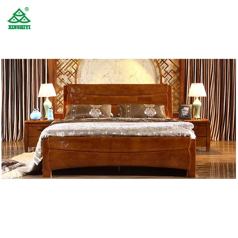 High quality Turkish Modern Solid Wood Bedroom Furniture Set