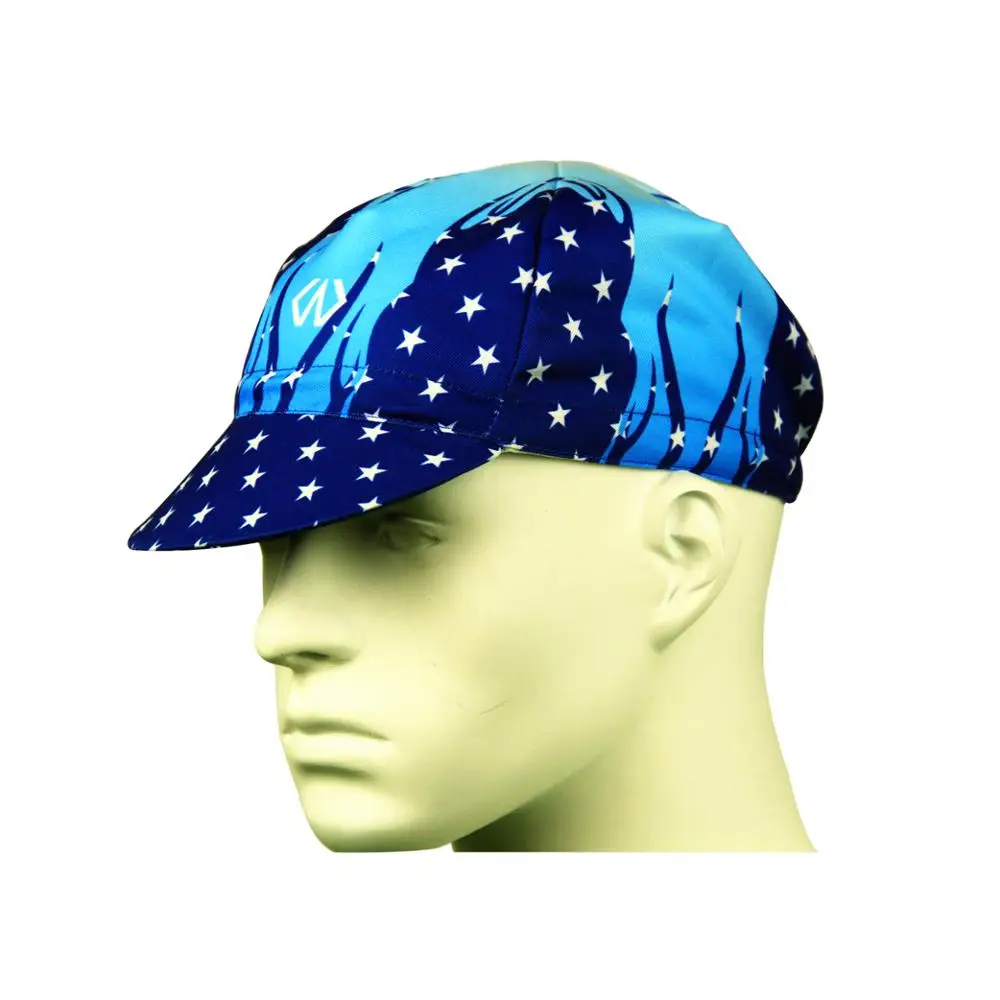 Custom sublimation printing sports cap, cycling cap