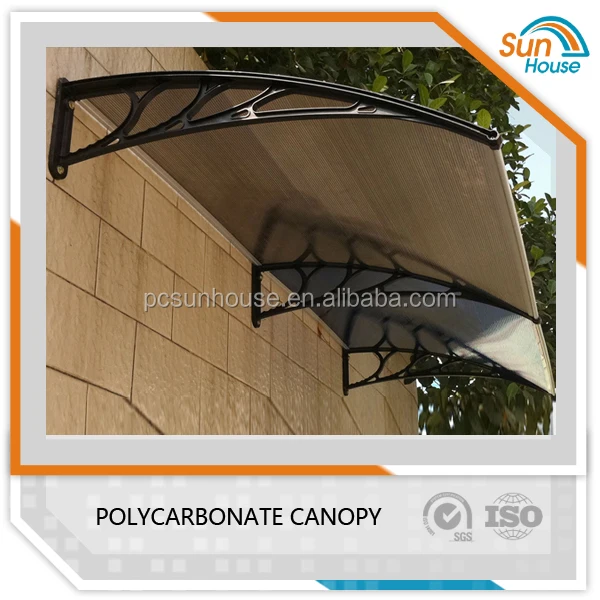 canopy roof Door canopy Polycarbonate awning 100kg support