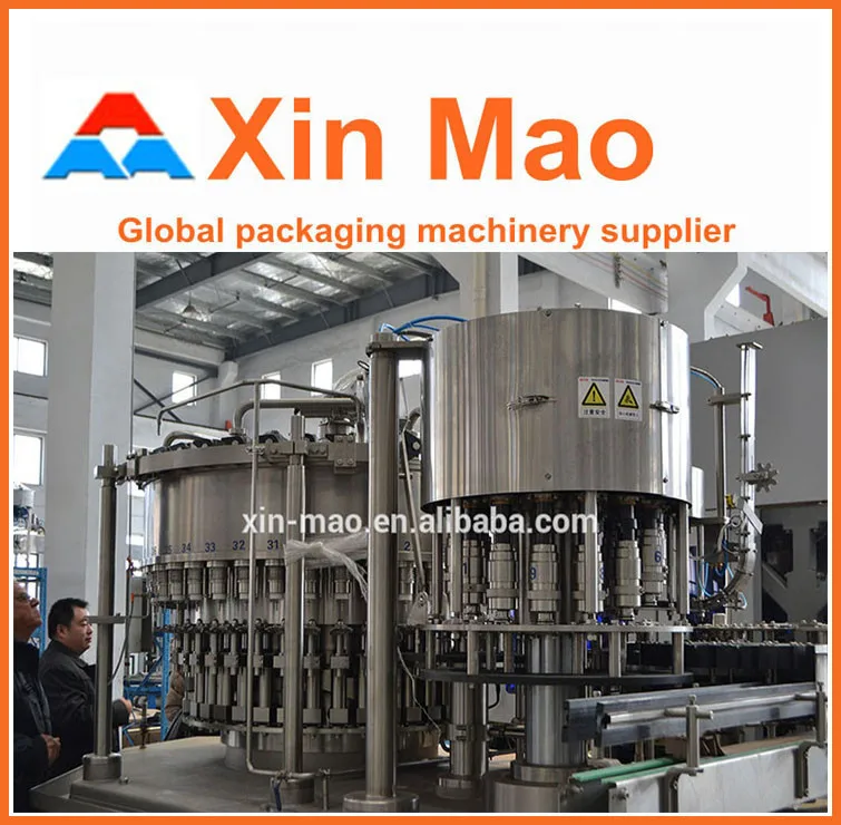 3-in-1 Soda Filling Equipment for Gas Contain Beverages