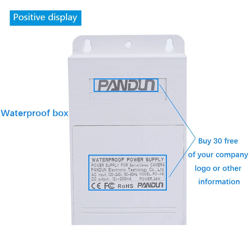 CCTV Monitor camera waterproof box POE Splitter module separator Integrated power type no-standard 24V 24v power supply