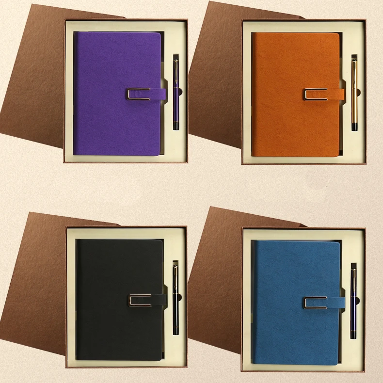 giftSuit notebook business a5 Loose Leaf Binding printed classmate office embossed cover design customized wholesale promotional