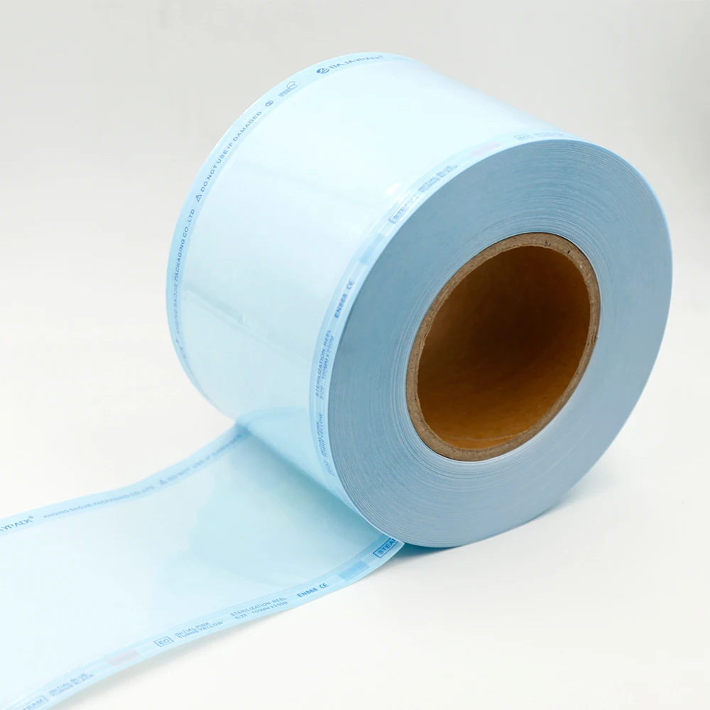 Manufacturer Customized Disposable Sterilization Bag Medical Grade Paper Heat Sealed Sterilization Roller