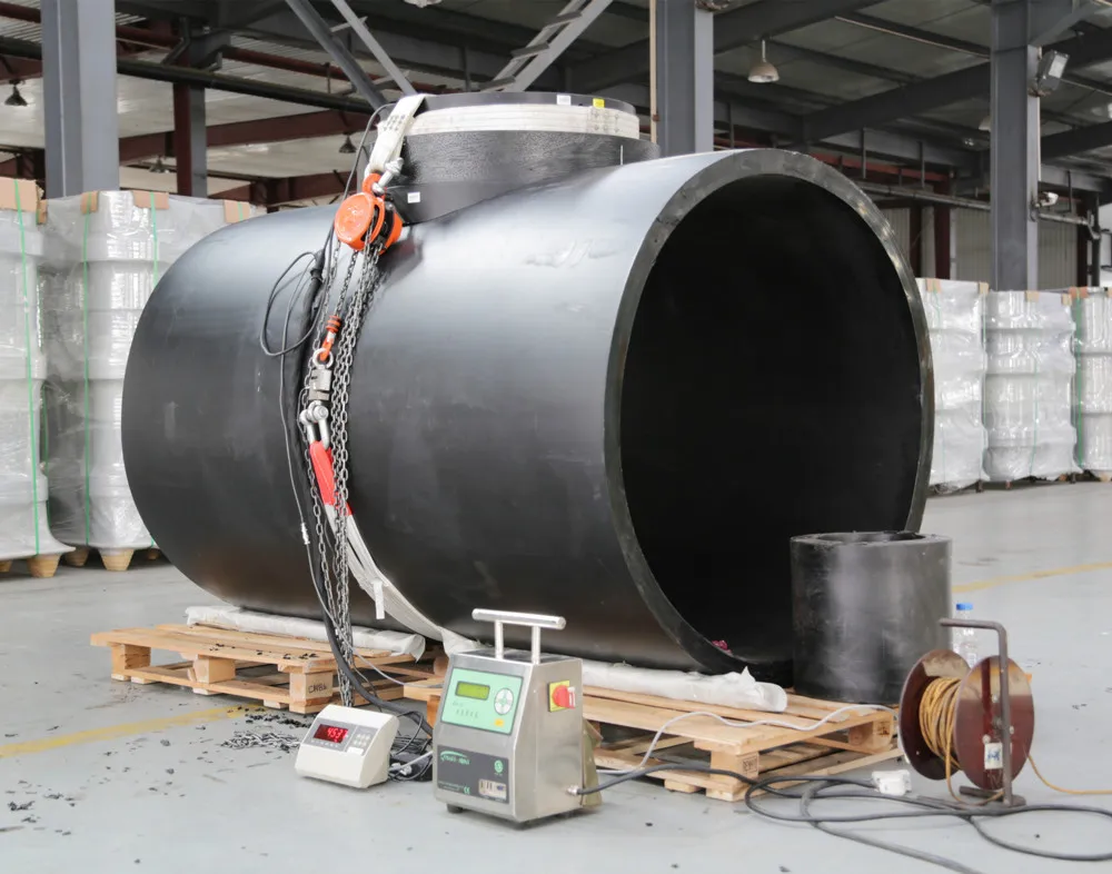 HDPE Saddle EF saddle Reducing Tee for large size Branch