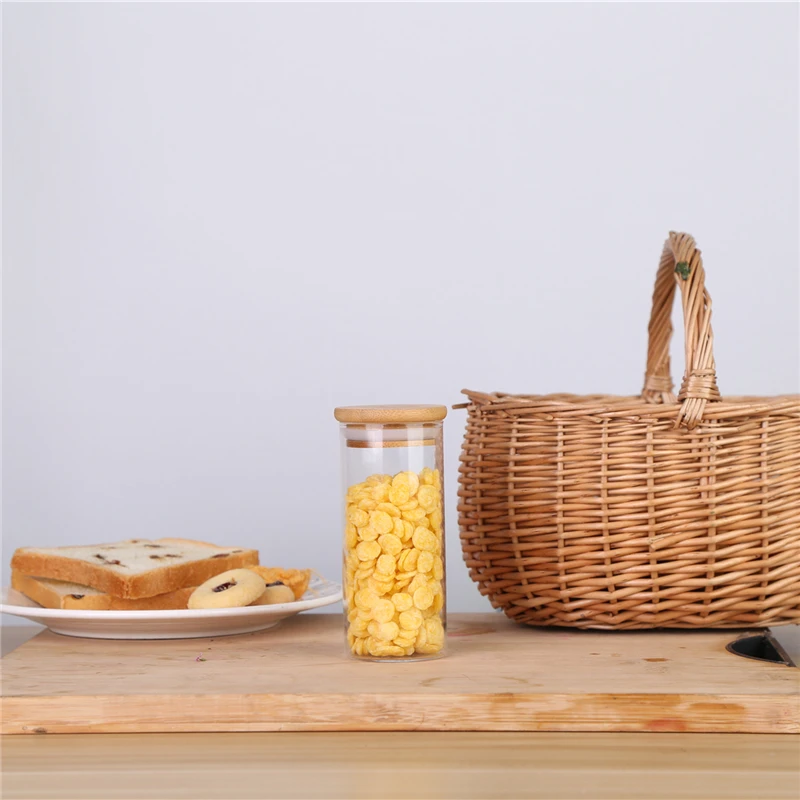 
Christmas Decoration Light Metal Top Lid Food Candle Candy Storage Glass Jars With Metal Lids 