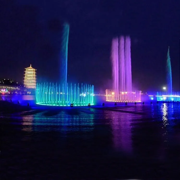 FREE DESIGN 304 Stainless Steel Floating Laser 3D Water Fountain