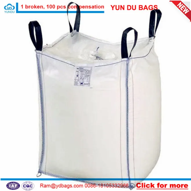Cement / Concrete polypropylene sand 1 Ton Bulk Bags / Flexible Intermediate Bulk Containers