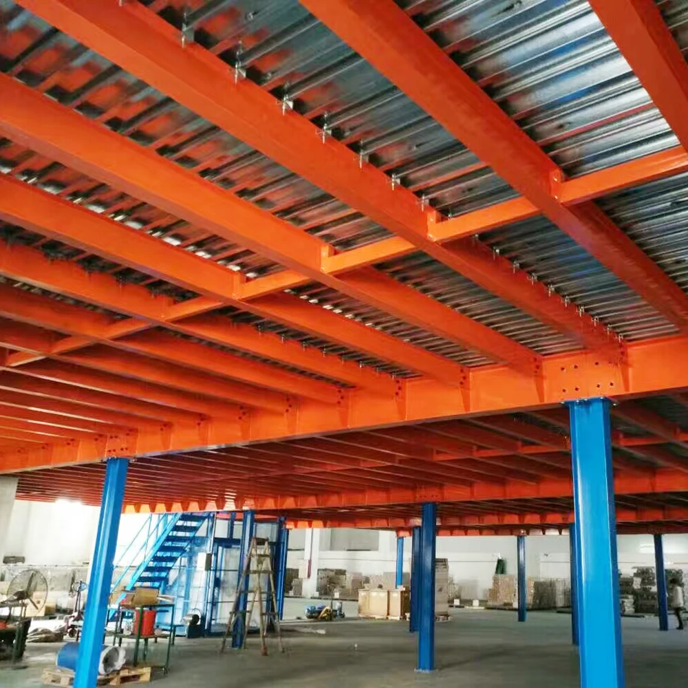 Длинный пролетный H-образный сверхпрочный мезонинный пол