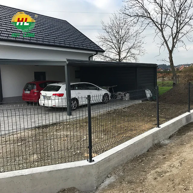 4 bending triangular welded mesh panel fence