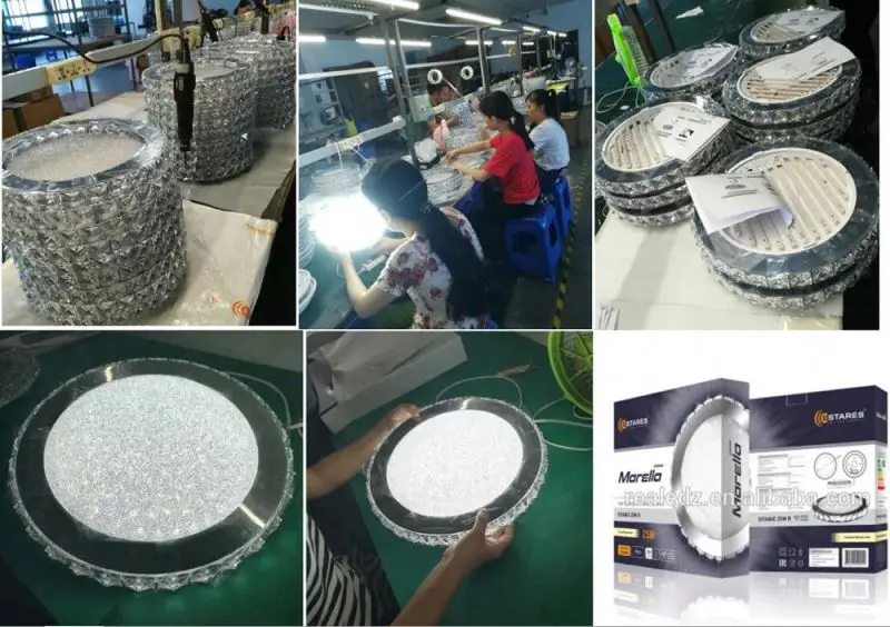 Modern crystal 16W,60W plafon led ceiling lamp