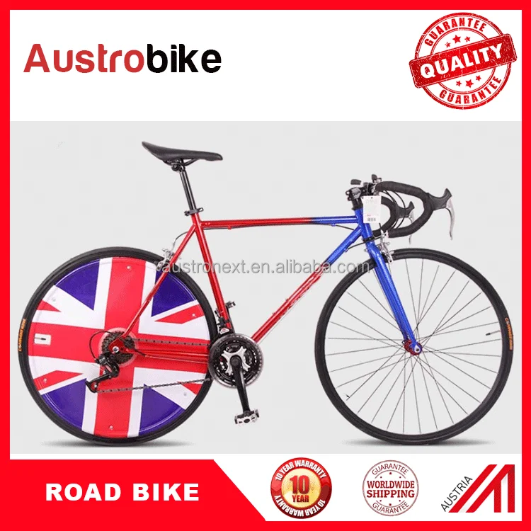 
Flag wheel road bike disk brake v-brake 700c wheel flag steel frame cheap china 