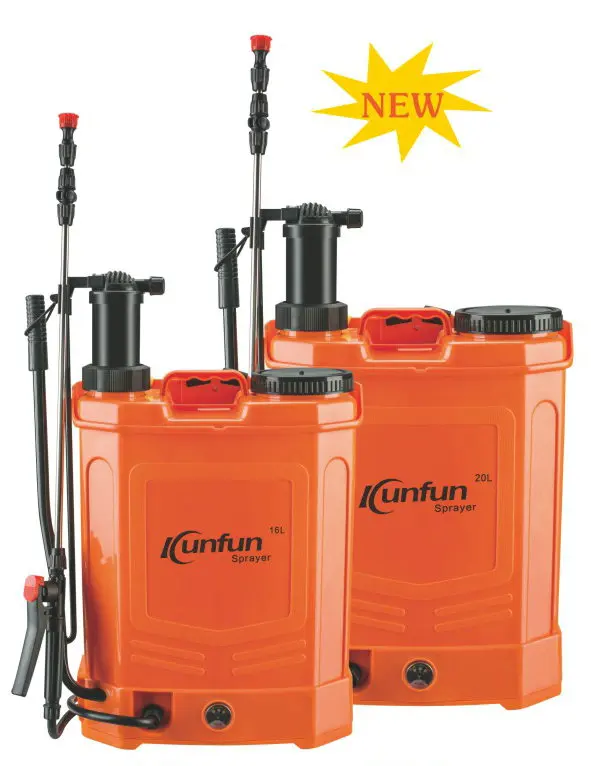 
KUNFUN 20 LITRE TWO IN ONE BATTERY AND HAND OPERAED BACKPACK ELECTRIC SPRAYER 