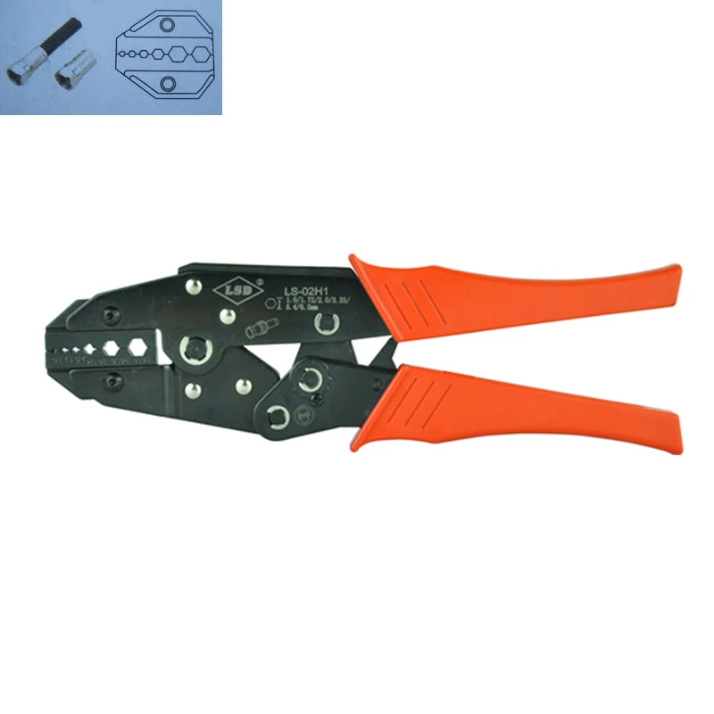 crimping tool for different sizes of terminals, cable connectors ratchet plier