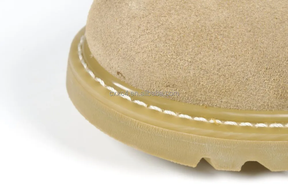 Suede Tactical Boots with Rubber Panama Sole Desert Boots