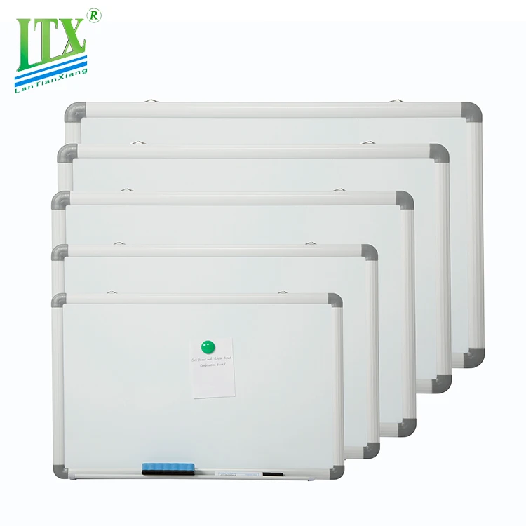 office teaching magnetic whiteboard with aluminum frame wall mounted whiteboard