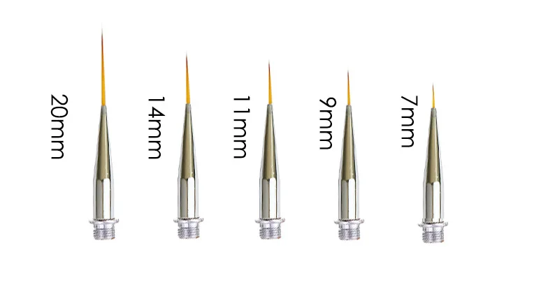 nail art  liner striper brush 5 replacement heads