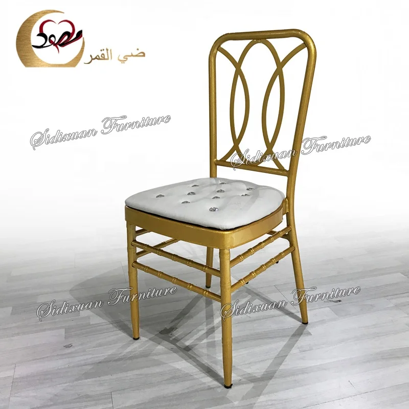 Hotel event furniture sets metal aluminium banquet chiavari chairs for wedding