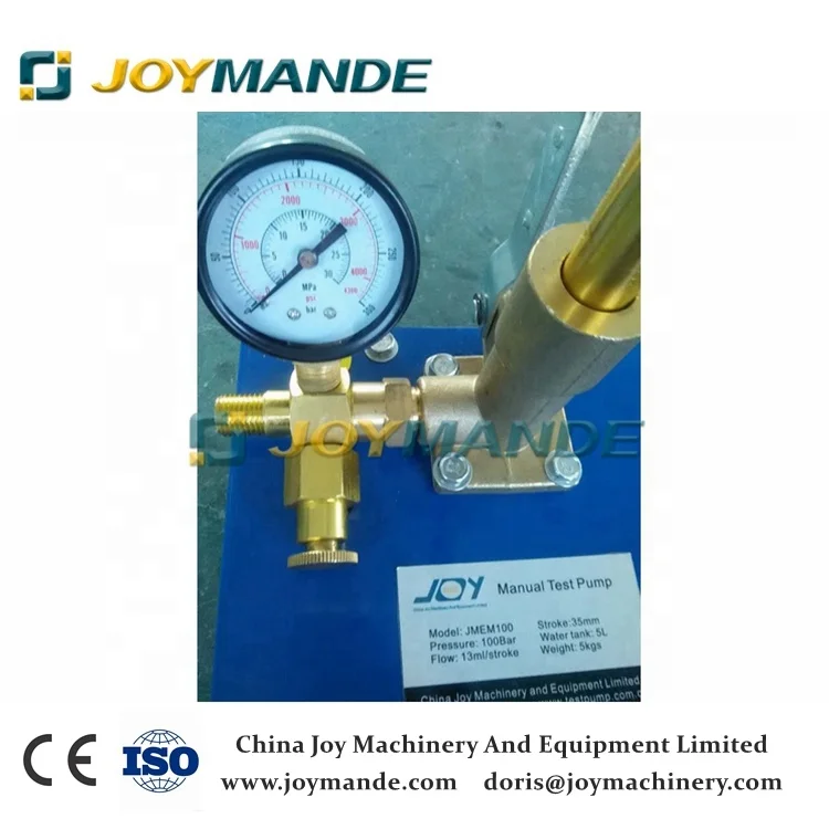 Portable Hydro Pressure Testing Pump