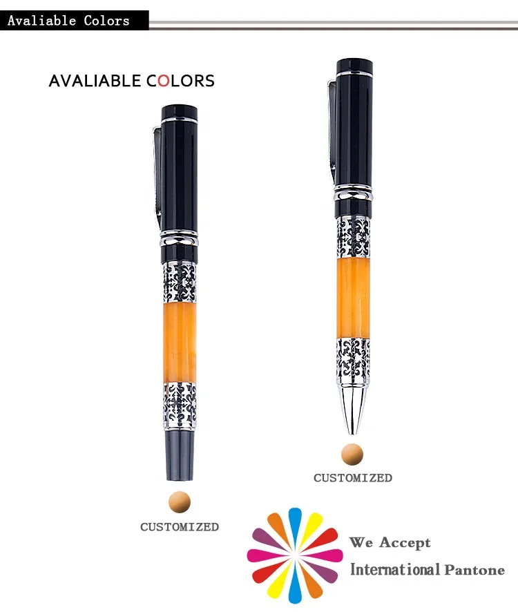 Personalized souvenir pens high value brand executive metal ball pen for gift