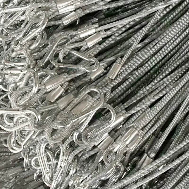 DT Lighting Safety Security Cable For Stage Lighting 20 100KG Loading Stainless Steel Metal Lanyard Cable Tether Safety Wire