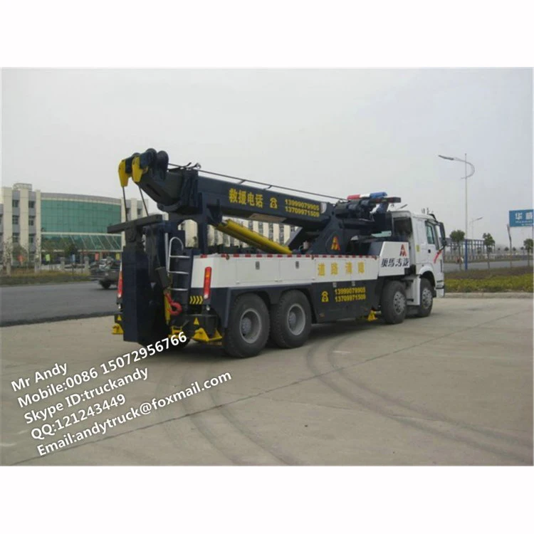 HOWO 8x4 LHD or RHD 50 ton wrecker