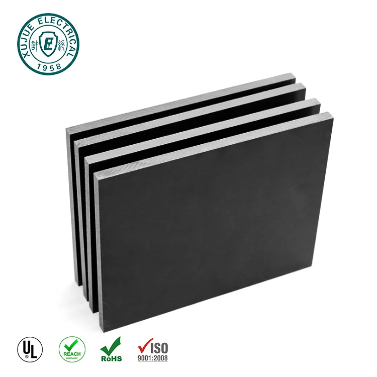 Черный текстолит фенольной смолы из хлопчатобумажной ткани китайского поставщика