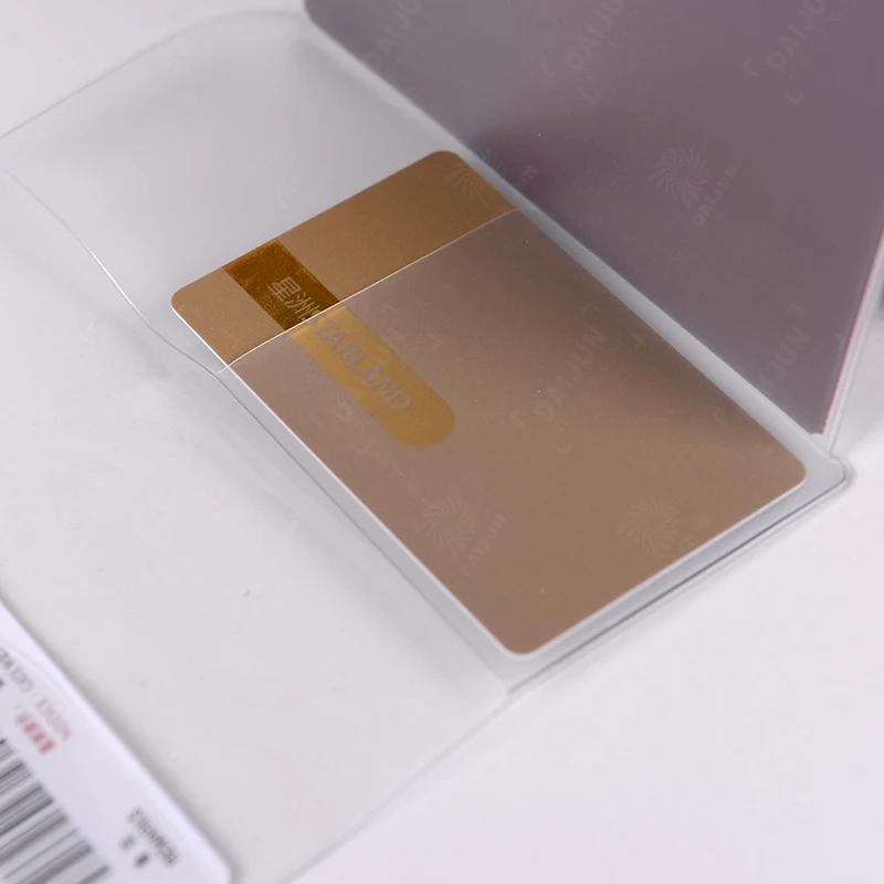 High Quality Transparent PVC Passport Cover