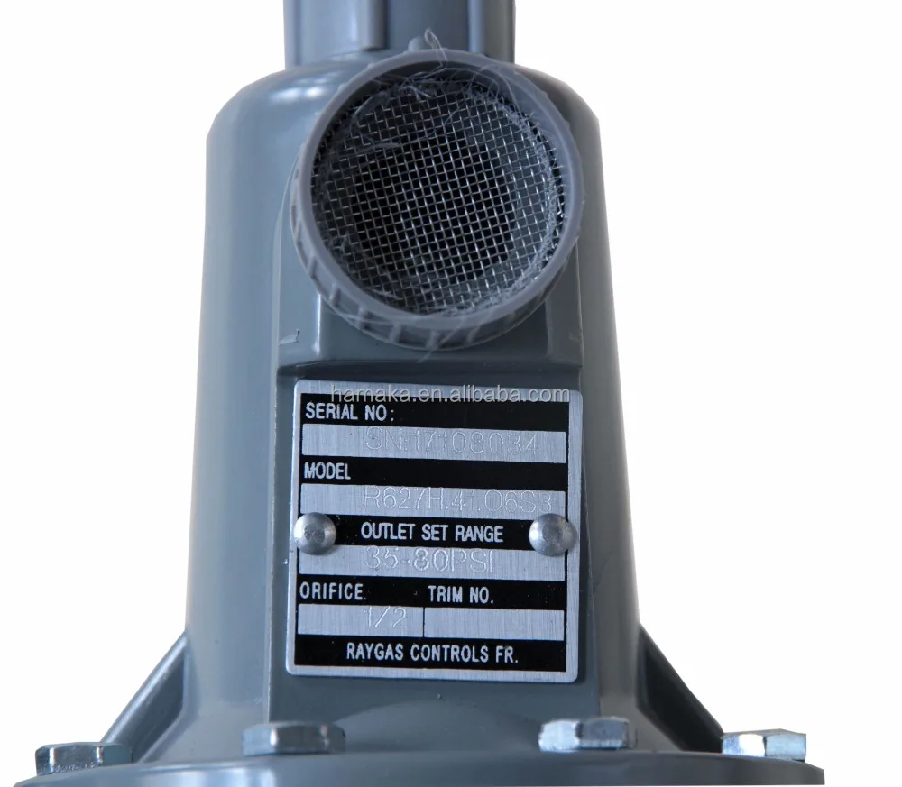 French design  China Made Raygas TYPE R627 LPG NG Ammonia like  Regulator 627-577 natural gas pressure regulator