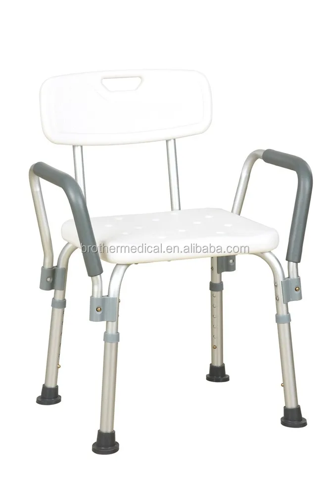Attendant bathroom toilet chair  Propelled Steel Commode Chair for handicapped