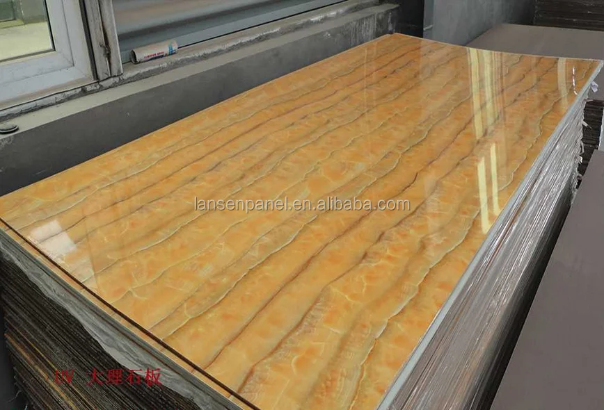 hot sale good quality marble pvc uv panel pvc marble sheet