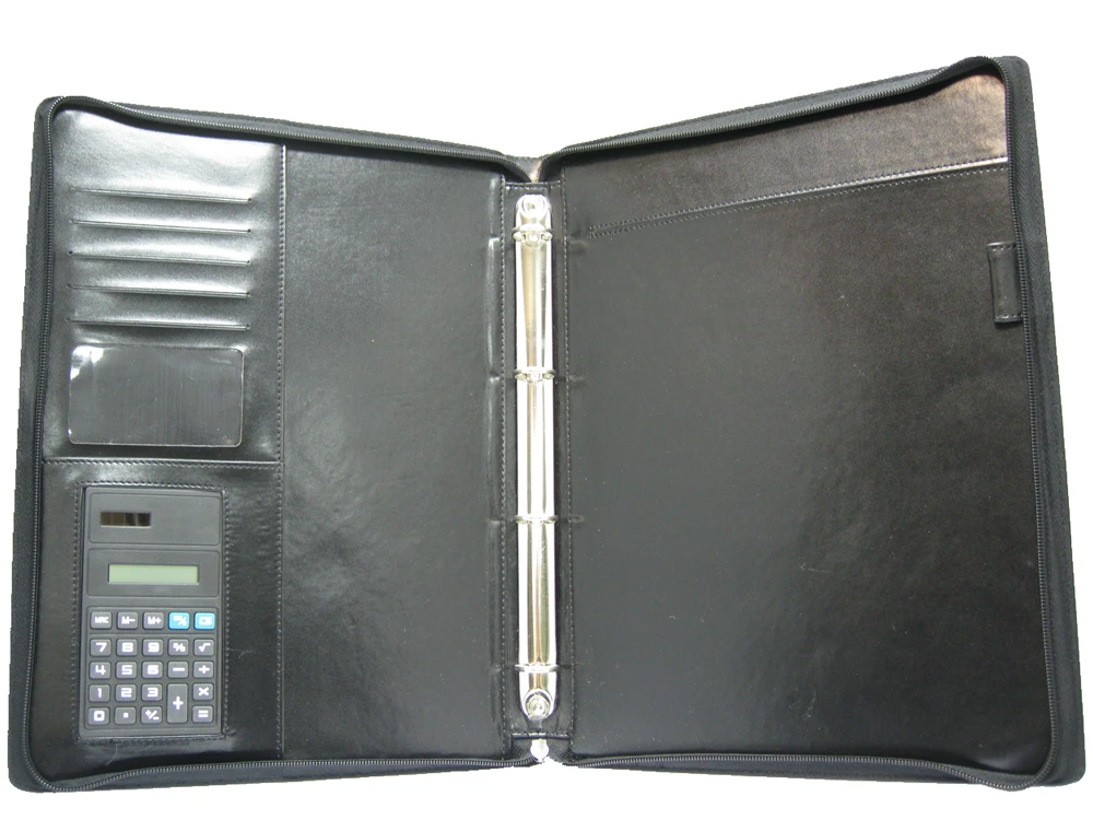 wholesale leather certificate portfolio with card holders
