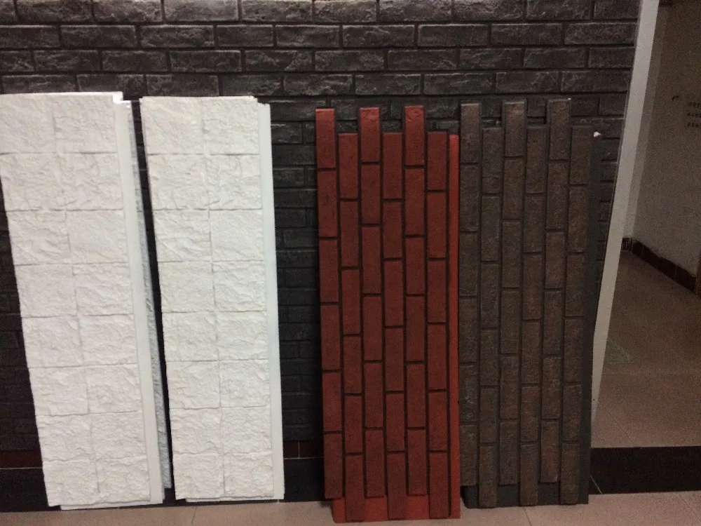 
Polyurethane Beauty Cheap Decorative Wall PU faux decorative plastic brick wall 