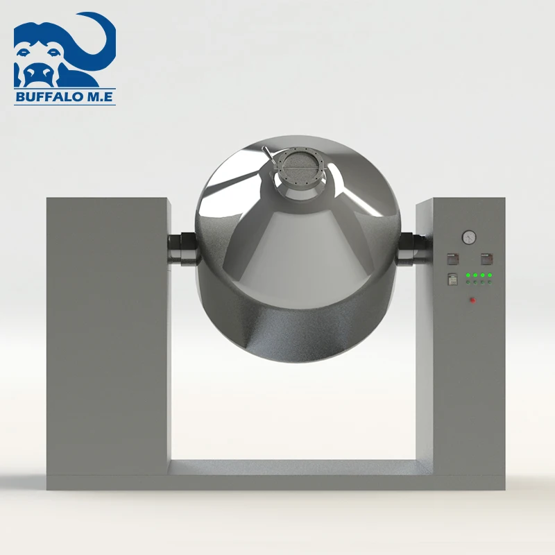 hot sale double cone vacuum powder drying machine