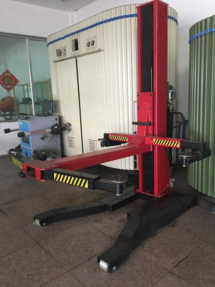 Movable Single post car lift load 2.5T lift height 1750mm