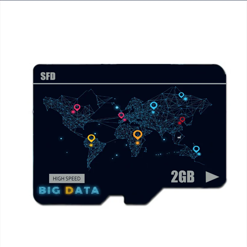 Высококачественная Заводская полная емкость 2 ГБ 4 ГБ 8 ГБ 16 ГБ 32 ГБ 64 ГБ 128 Гб цифровая камера sd карта памяти