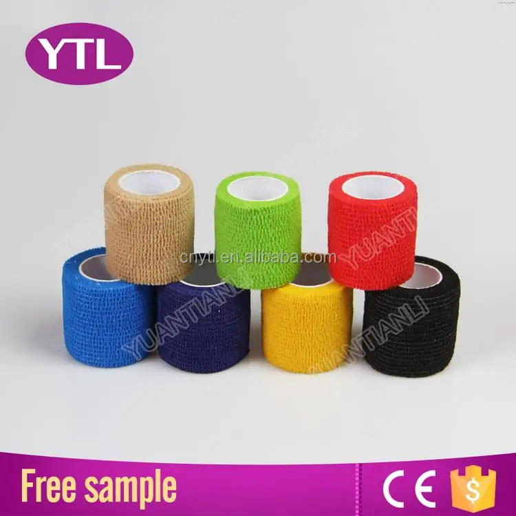 Спортивный уход нетканый эластичный самоклеющийся когезионный бинт