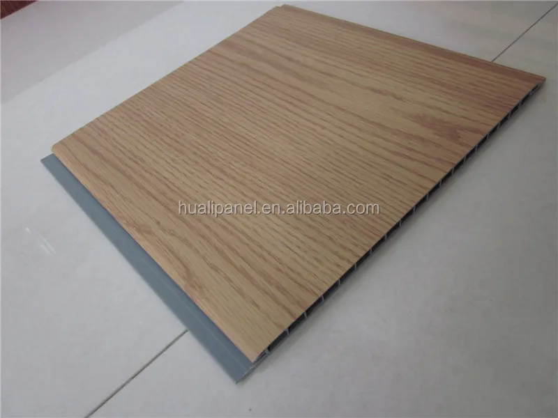 
india best seller plastic wall panelling 7mm*25cm,2.6kg V groove wood laminated 