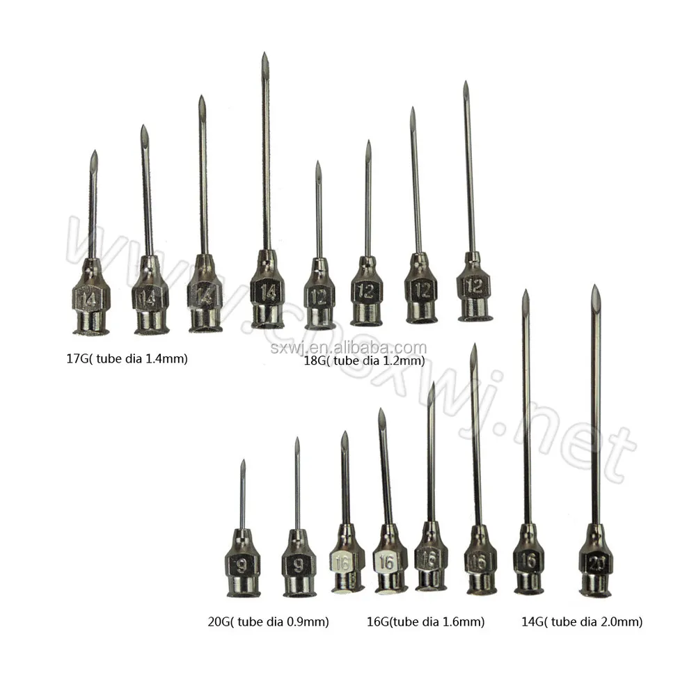 WJ308 Many specifications long needles veterinary metal needle