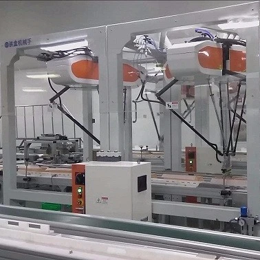 high speed industrial delta robot with vision system, multiple robots