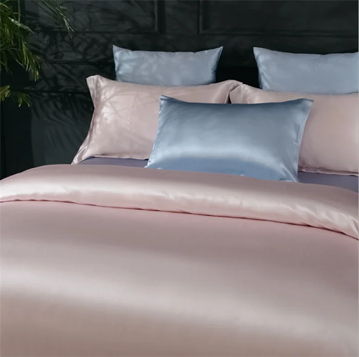OEKO TEX 100 Certified  19mm 22mm 25mm Silk Bedding Manufacturer Two Color Elegant Silk Bedding Supplier