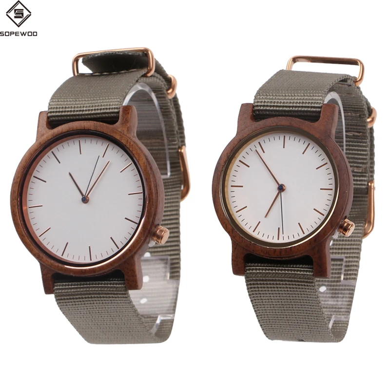 high quality fashion mens women branded custom logo wholesale wooden wrist watch