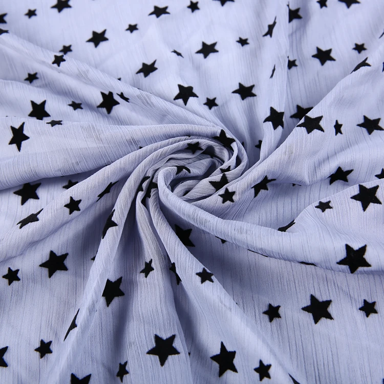 
New fashion garment sofa polyester elastic flocking fabric material for dress 