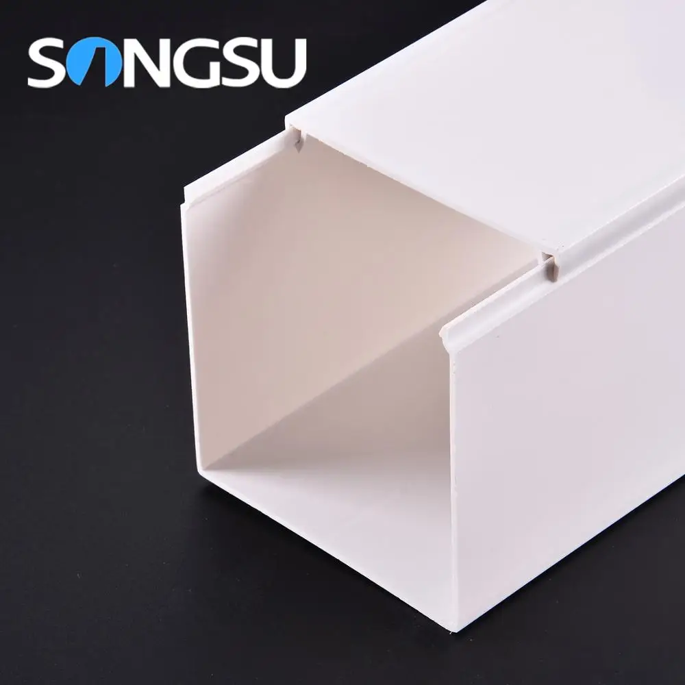 China Supplier Square Channel Manufacturing Industrial Electrical Cable Box Pipeline Wire 150x100