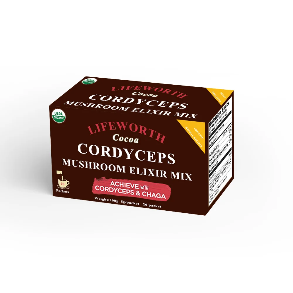 Lifeworth cordyceps private label cocoa powder